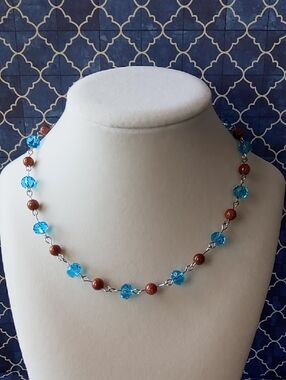 Sandstone & Blu Necklace